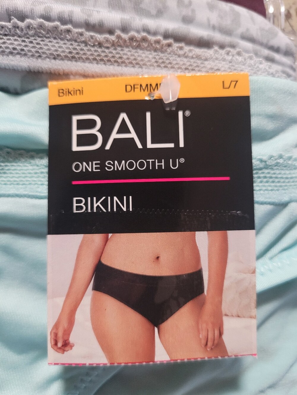 3-Pack BALI Womens Size Large/7 One Smooth U Bikini Panties Underwear Super Soft - Picture 9 of 10